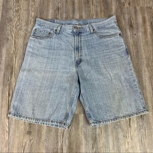 Levi’s 550 Light Wash Denim Blue Jean Shorts SZ 36